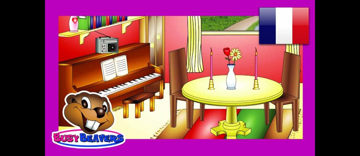 "In the Dining Room" (French Lesson 14) CLIP - Salle à Manger, Learn Français in 1 Minute, Teach