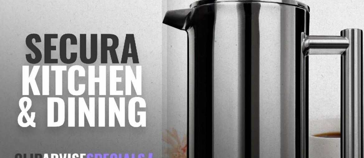10 Best Selling Secura Kitchen & Dining [2018 ]: Secura Stainless Steel French Press Coffee Maker
