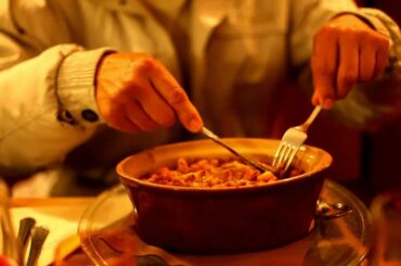 Dining in Carcassonne, France