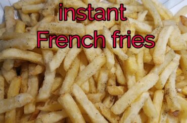 French fries recipe/तुरन्त बनानी हो फ्रेच फ्राइ तो ये नया तरीका करे ट्राइ/potatoes French fries