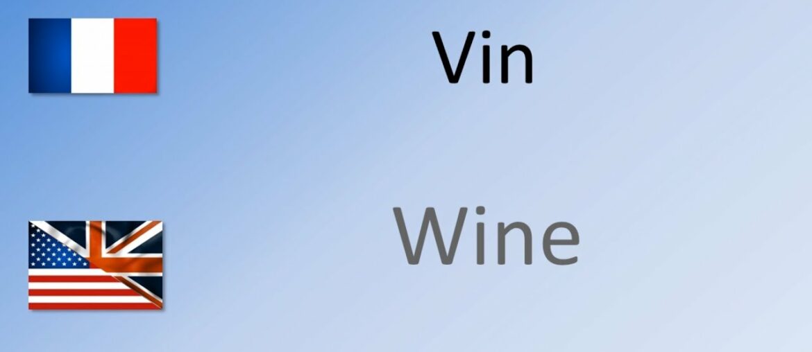 How to say / pronounce Wine in French - Vin