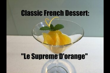 How to cut skinless quarters of oranges & Citrus - how to make supreme of orange