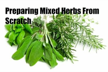 How to make fresh mixed herb from scratch | French Cooking Techniques