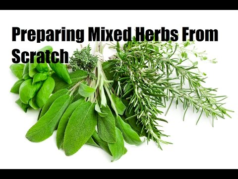 How to make fresh mixed herb from scratch | French Cooking Techniques How to make fresh mixed herb from scratch | French Cooking Techniques