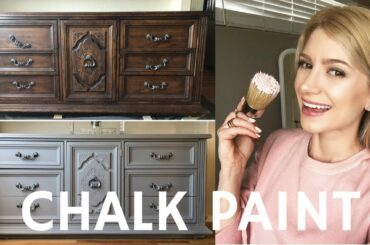 Dresser Makeover with Annie Sloan Chalk Paint French Linen