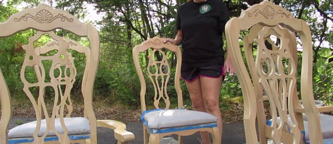 Painting Our Dining Room Chairs