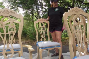 Painting Our Dining Room Chairs