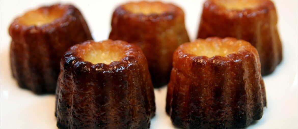 Canelés De Bordeaux - French Custard Mini Cakes Recipe - CookingWithAlia - Episode 338