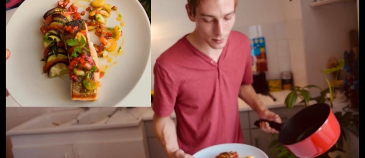SALMON RATATOUILLE RECIPE! **FRENCH CHEF** COOK WITH ME!! SALMON RATATOUILLE RECIPE! **FRENCH CHEF** COOK WITH ME!!