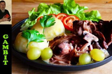 Wine Braised Rabbit [ French Bistro