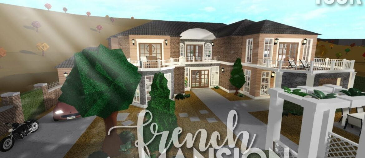 [BLOXBURG] French Mini Mansion 150k (Speedbuild)