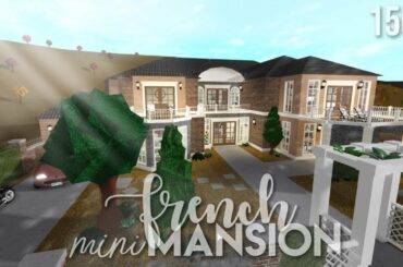 [BLOXBURG] French Mini Mansion 150k (Speedbuild)