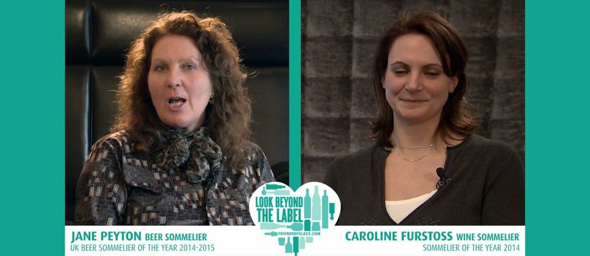 Jane Peyton, best English beer sommelier vs. Caroline Furstoss, French wine sommelier