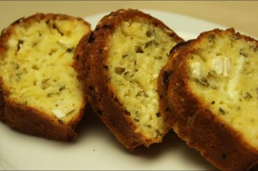 French Savory Cake Recipe - with Cheese and Herbs