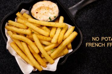 Suji French Fries Recipe - easy 10 min crunchy semolina fry - cookingshooking