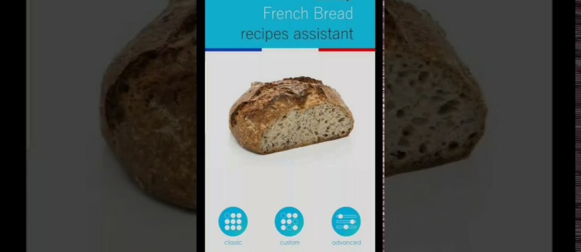 French Bread Recipes Android Calculator App demo v1.03