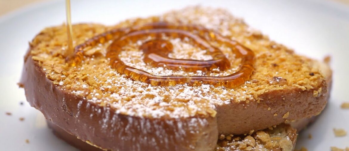 Cornflake-Crusted French Toast Recipe | Everyday Health