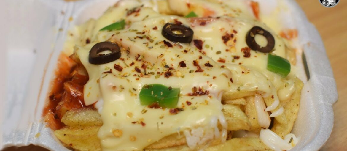 Restaurant Style Pizza Fries - Special Pizza French Fries Recipe - Kitchen With Amna