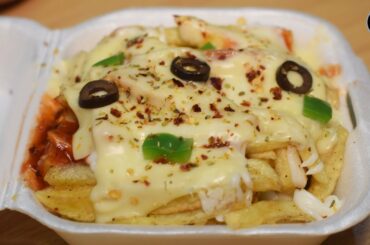Restaurant Style Pizza Fries - Special Pizza French Fries Recipe - Kitchen With Amna