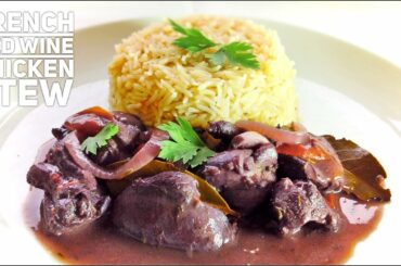 French Red Wine Chicken Stew (aka Civet de poulet in French)