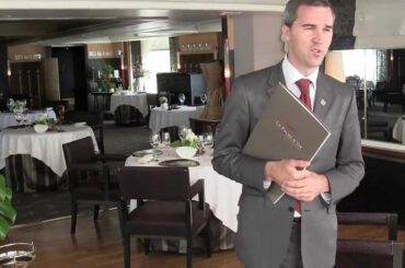 Servain presents the dining room of the 2 Michelin La Palme d'Or, Cannes