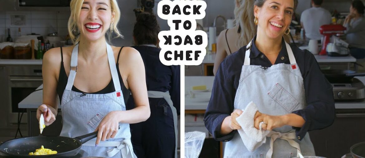Tiffany Young Tries to Keep Up with a Professional Chef | Back-to-Back Chef | Bon Appétit Tiffany Young Tries to Keep Up with a Professional Chef | Back-to-Back Chef | Bon Appétit