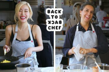 Tiffany Young Tries to Keep Up with a Professional Chef | Back-to-Back Chef | Bon Appétit