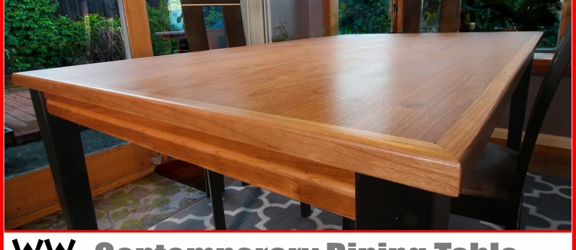 How to Make a Contemporary Dining Table | DIY Furniture How to Make a Contemporary Dining Table | DIY Furniture