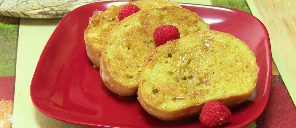 Eggless French Toast Video Recipe | Custard French Toast by Bhavna
