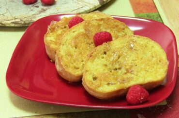 Eggless French Toast Video Recipe | Custard French Toast by Bhavna