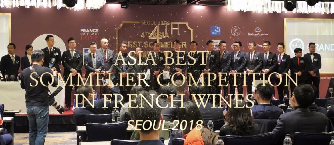 4th Asia Best Sommelier Competition in French Wines 2018 : Official Sketch