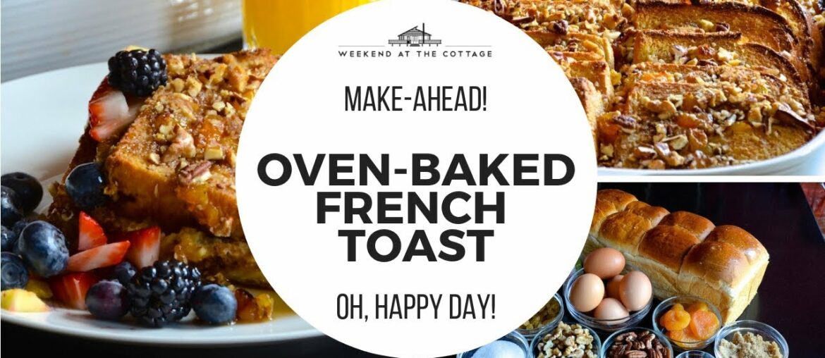The best OVEN-BAKED FRENCH TOAST recipe! The best OVEN-BAKED FRENCH TOAST recipe!