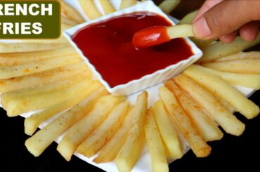 McDonalds फ्रेंच फ्राइज at HOME | Crispy French Fries Recipe in Hindi | Potato Fries | CookWithNisha