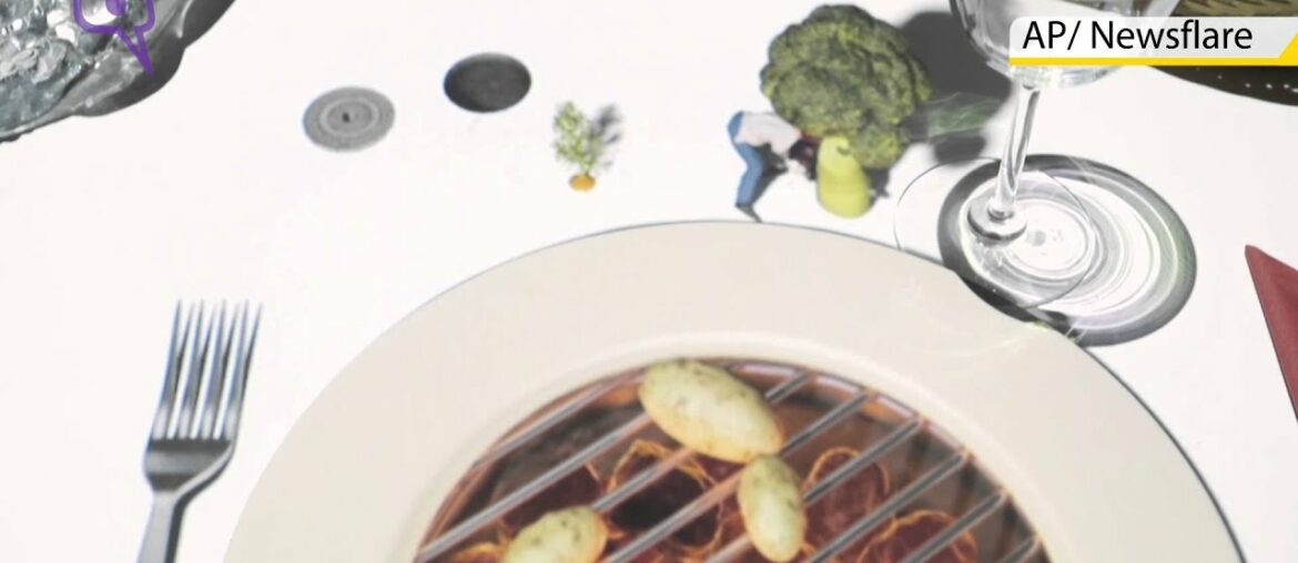 Amazing Fine Dining Projection Trick Amazing Fine Dining Projection Trick