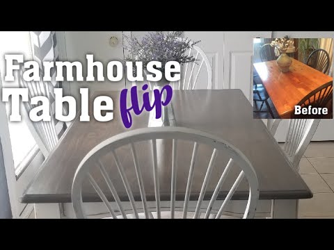 Farmhouse table flip using chalk paint: How I gave an outdated dining table a fresh Farmhouse look Farmhouse table flip using chalk paint: How I gave an outdated dining table a fresh Farmhouse look