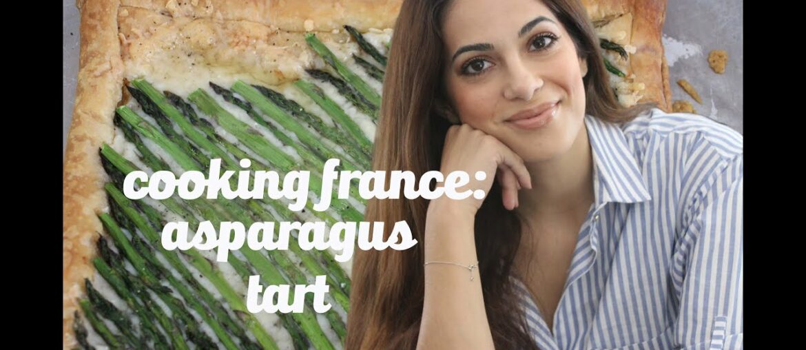 Asparagus Gruyere Tart Recipe || The Perfect French Hors d'Oeuvres