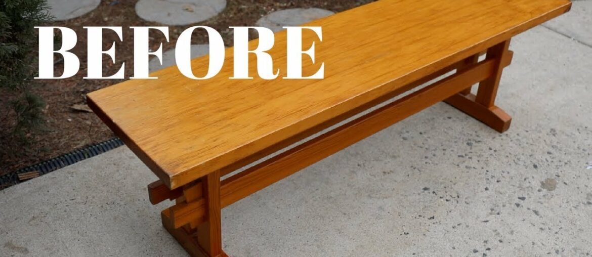 Dining Room Bench Makeover Using Beyond Paint: Furniture Makeovers - Thrift Diving
