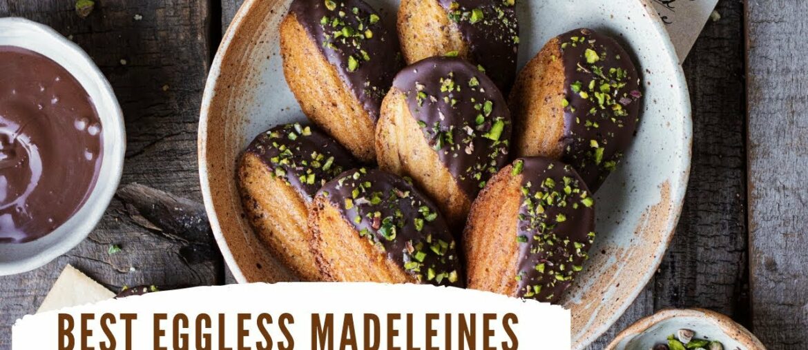 Eggless French Madeleines, saffron infused | easy Diwali recipes | Bake With Shivesh