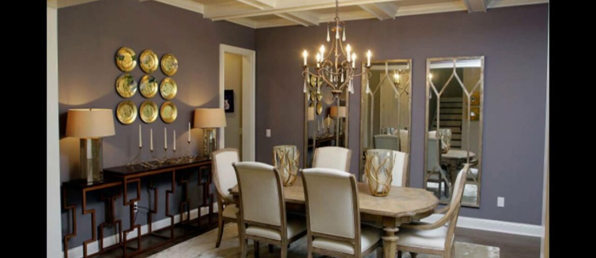 rustic glam dining space