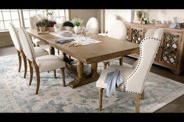 Gilderoy Natural Oak Finish Rectangular Extending Dining Set by iNSPIRE Q Artisan
