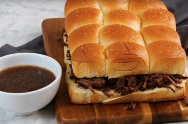 French Dip Pull-Apart Sliders | Instant Pot Recipe