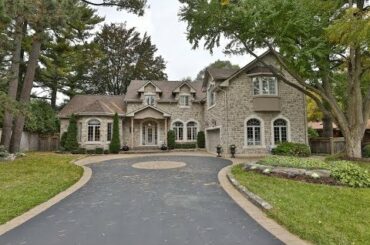 183 Sandwell Drive Oakville - 5+1 Bedroom custom design inspired by French Provincial architecture