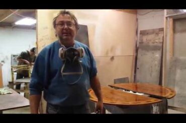 refinishing a  mahogany dining table