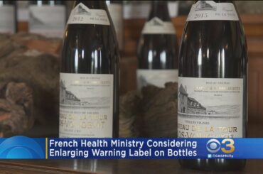 French Health Ministry Wants To Enlarge Warning Labels On Wine Bottles