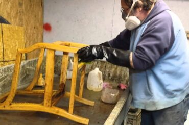 Stripping  Drexel  Heritage  Dining Room Table and Chairs