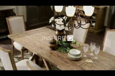 Paloma Oak Trestle Base Dining Set by iNSPIRE Q Artisan