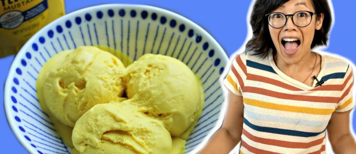 Yellow MUSTARD ICE CREAM | French's No-Churn Recipe Test | You Made What?
