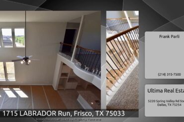 1715 LABRADOR Run, Frisco, TX 75033