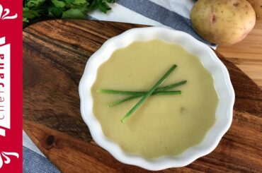 5 min potato leek soup - Vichyssoise cold soup recipe