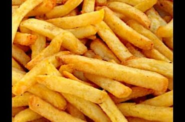 Perfect Airfryer chips / French Fries from Potato recipe - how to - 100% FAT FREE